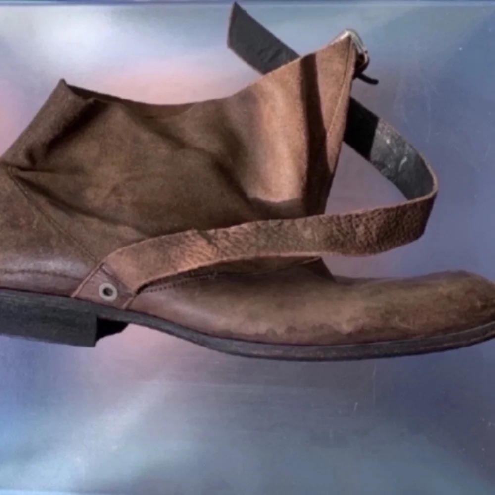 Rare Denmark 🇩🇰 Royal Republiq Distressed Ankle Buckle Boots - Picture 8 of 16